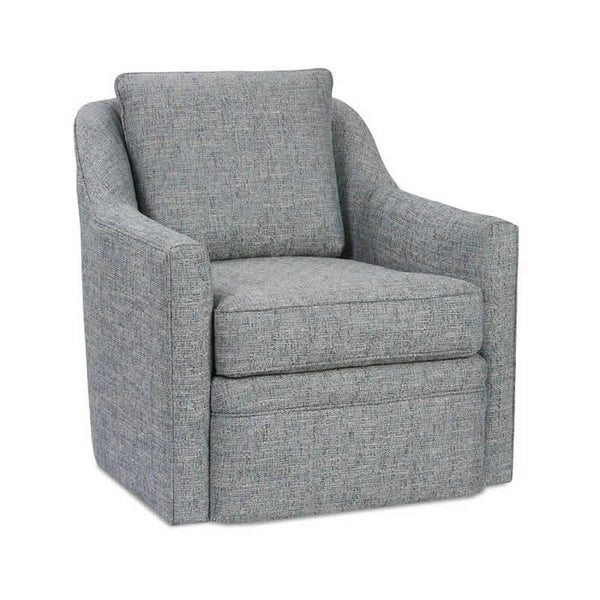 Rowe Furniture Hollins Swivel Fabric Chair Hollins H201-000 Swivel Chair IMAGE 1