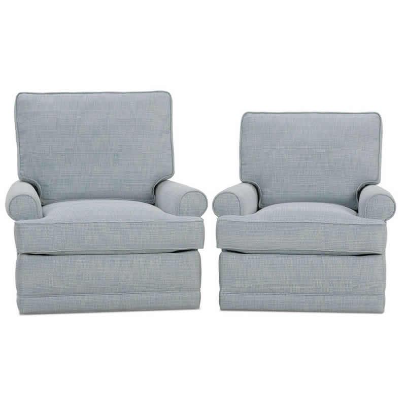 Rowe Furniture Sully Swivel Glider Fabric Chair P140-007 18272-34 IMAGE 2