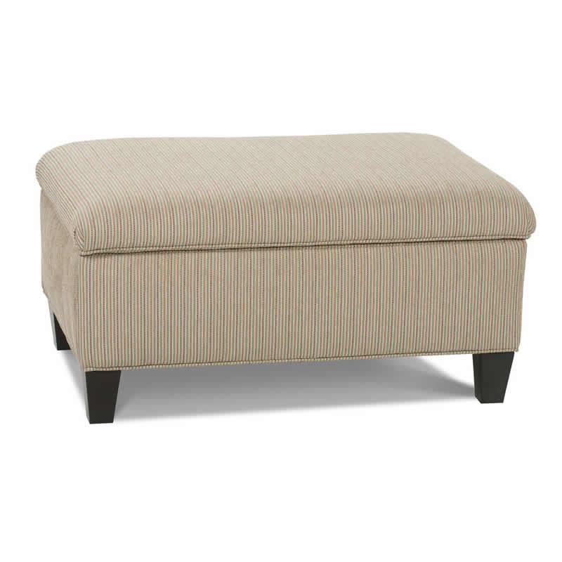 Rowe Furniture Hess Fabric Storage Ottoman F33-000 IMAGE 1