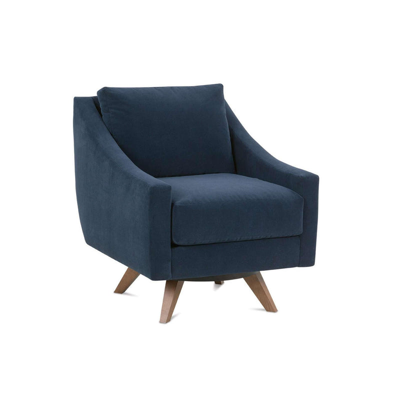 Rowe Furniture Nash Swivel Fabric Chair N970-016 IMAGE 1