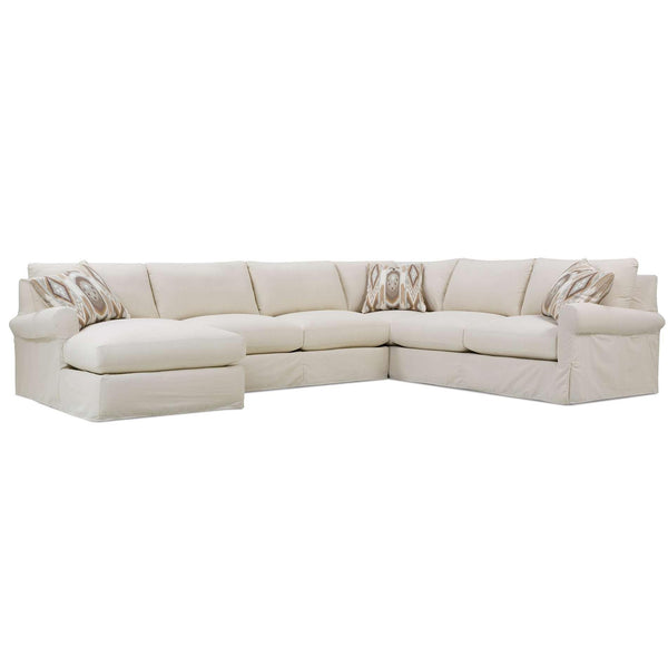 Rowe Furniture Aberdeen Stationary Fabric 3 pc Sectional P603-110/P603-041/P603-119 11833-83 IMAGE 1