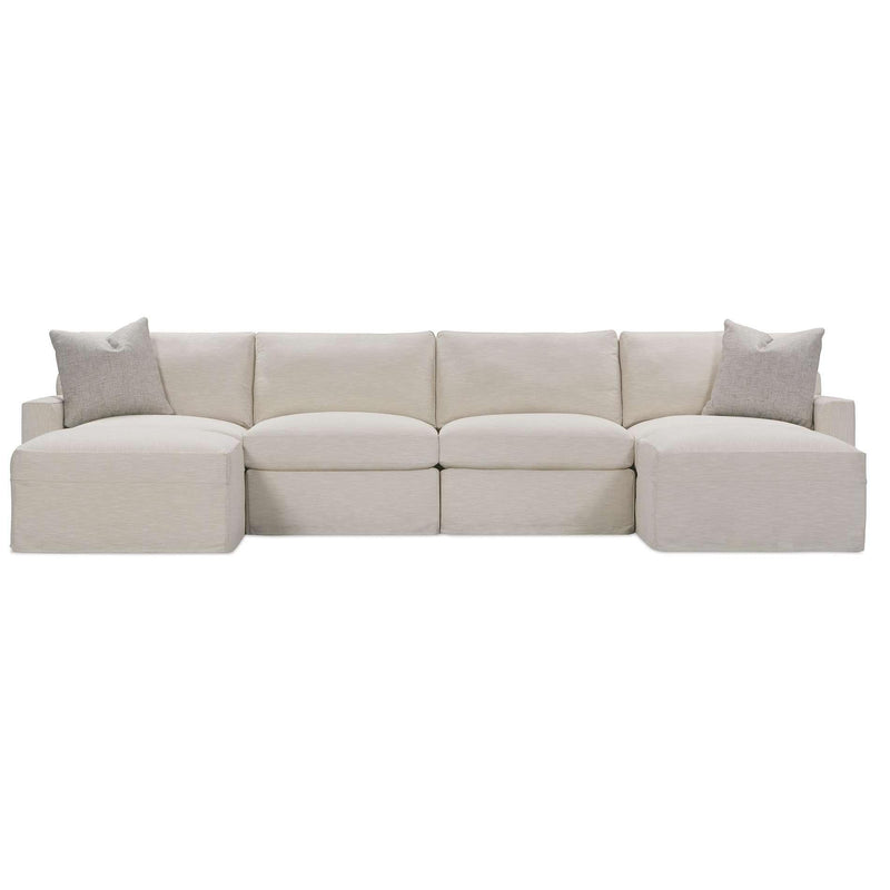 Rowe Furniture Asher Stationary Fabric 6 pc Sectional P606-005/P606-112/P606-061/P606-061/P606-113/P606-005 IMAGE 1