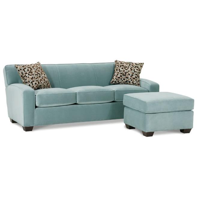 Rowe Furniture Horizon Fabric Ottoman C57-000 10242-86 IMAGE 2