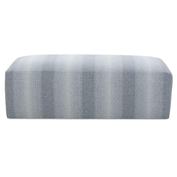 Rowe Furniture Macon Ottoman Macon P870-005 Ottoman - Blue IMAGE 1