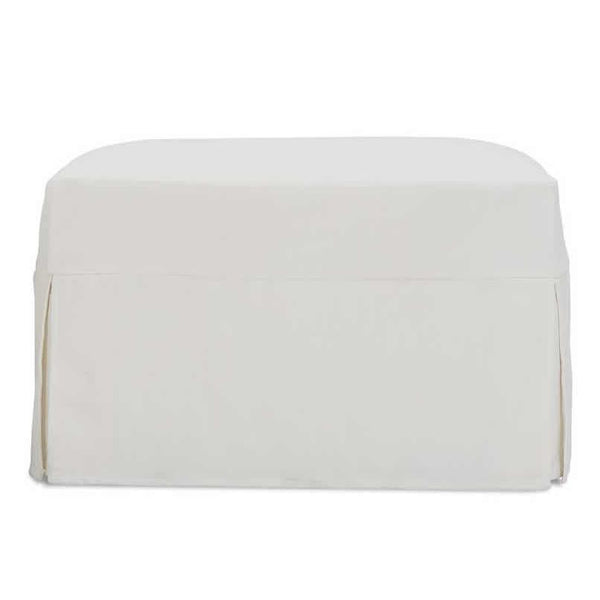 Rowe Furniture Sadie Fabric Ottoman Sadie P540-075 Glider Ottoman - White IMAGE 1