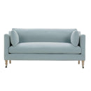 Robin Bruce Madeline Stationary Fabric Sofa Madeline-021 Sofa - Ice Blue/Washed Oak/Pewter IMAGE 1